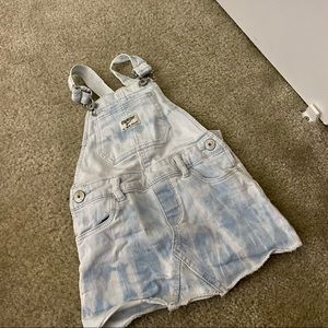 Tie dye overalls